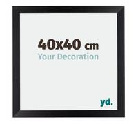 Your Decoration - 40x40 cm - Cadres Photo en MDF Avec Verre Plexiglas - Anti-Reflet - Excellente Qualité - Noir Mat - Cadre Decoration Murale - Mura, Noir Mat G