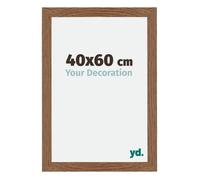 Your Decoration - 40x60 cm - Cadres Photo en MDF Avec Verre Plexiglas - Chêne Rustique - Mura.