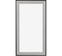 Your Decoration - 40x70 cm - Cadres en Bois avec Verre Plexiglas - Anti-Reflet - Excellente Qualité - Noir Argent Poli - Cadre Decoration Murale - Birmingham, Noir Argent Poli G