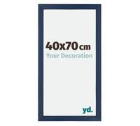 Your Decoration - 40x70 cm - Cadres Photo en MDF Avec Verre Plexiglas - Bleu Foncé Patiné - Mura.