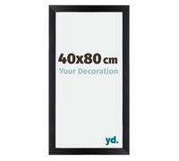 Your Decoration - 40x80 cm - Cadres Photo en MDF Avec Verre Plexiglas - Noir Mat - Mura.