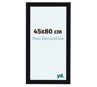 Your Decoration - 45x80 cm - Cadres Photo en MDF - Noir Brillant - Como.