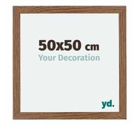 Your Decoration - 50x50 cm - Cadres Photo en MDF Avec Verre Plexiglas - Anti-Reflet - Excellente Qualité - Chêne Rustique - Cadre Decoration Murale - Mura, Chêne Rustique G