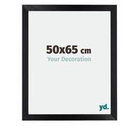 Your Decoration - 50x65 cm - Cadres Photo en MDF Avec Verre Plexiglas - Noir Mat - Mura.