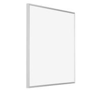 Your Decoration - 55x55 cm - Cadres Photos en Plastique Avec Verre Plexiglas - Anti-Reflet - Excellente Qualité - Argent - Cadre Decoration Murale - Evry, Argent