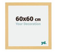 Your Decoration - Cadre 60x60 cm - Hêtre Décor - Cadres Photo en MDF Avec Verre acrylique - Anti-Reflet - Cadre 60x60 - Mura