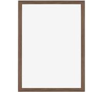 Your Decoration - 70x100 cm - Cadres Photo en MDF Avec Verre Plexiglas - Anti-Reflet - Excellente Qualité - Noyer Foncé - Cadre Decoration Murale - Mura, Noyer Foncé G