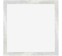 Your Decoration - 70x70 cm - Cadres Photo en MDF Avec Verre Plexiglas - Anti-Reflet - Excellente Qualité - Argent Brillant Vintage - Cadre Decoration Murale - Mura, Argent Brillant Vintage G