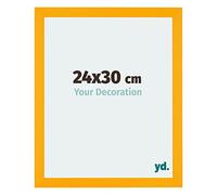 Your Decoration - 24x30 cm - Cadres Photo en MDF Avec Verre Plexiglas - Anti-Reflet - Excellente Qualité - Jaune - Cadre Decoration Murale - Mura, Jaune