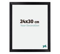 Your Decoration - Cadre 24x30 cm - Noir Mat - Cadres Photo en MDF Avec Verre acrylique - Anti-Reflet - Cadre 24x30 - Mura