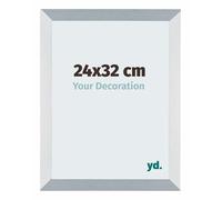 Your Decoration - Cadre 24x32 cm - Aluminium Brossé - Cadres Photo en MDF Avec Verre acrylique - Anti-Reflet - Cadre 24x32 - Mura