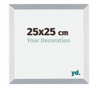Your Decoration - Cadre 25x25 cm - Aluminium Brossé - Cadres Photo en MDF Avec Verre acrylique - Anti-Reflet - Cadre 25x25 - Mura