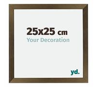 Your Decoration - Cadre 25x25 cm - Bronze Décor - Cadres Photo en MDF Avec Verre acrylique - Anti-Reflet - Cadre 25x25 - Mura