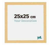 Your Decoration - Cadre 25x25 cm - Hêtre Décor - Cadres Photo en MDF Avec Verre acrylique - Anti-Reflet - Cadre 25x25 - Mura
