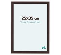 Your Decoration - Cadre 25x35 cm - Chêne Foncé - Cadres Photo en MDF Avec Verre acrylique - Anti-Reflet - Cadre Chêne Foncé - Como
