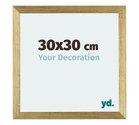 Your Decoration - Cadre 30x30 cm - Or Brillant - Cadres Photo en MDF Avec Verre acrylique - Anti-Reflet - Cadre 30x30 - Mura