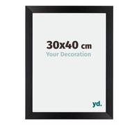 Your Decoration - 30x40 cm - Cadres Photo en MDF Avec Verre Plexiglas - Anti-Reflet - Excellente Qualité - Noir Mat - Cadre Decoration Murale - Mura, Noir Mat G