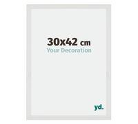 Your Decoration - 30x42 cm - Cadres Photo en MDF Avec Verre Plexiglas - Anti-Reflet - Excellente Qualité - Blanc Mat - Cadre Decoration Murale - Mura, Blanc Mat G