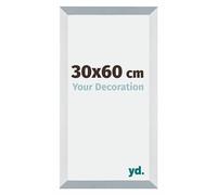 Your Decoration - Cadre 30x60 cm - Aluminium Brossé - Cadres Photo en MDF Avec Verre acrylique - Anti-Reflet - Cadre 30x60 - Mura