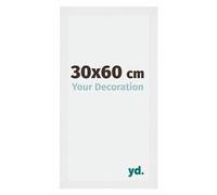 Your Decoration - Cadre 30x60 cm - Blanc Brillant - Cadres Photo en MDF Avec Verre acrylique - Anti-Reflet - Cadre 30x60 - Mura