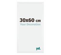 Your Decoration - Cadre 30x60 cm - Blanc Mat - Cadres Photo en MDF Avec Verre acrylique - Anti-Reflet - Cadre 30x60 - Catania