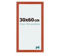 Your Decoration - Cadre 30x60 cm - Orange - Cadres Photo en MDF Avec Verre acrylique - Anti-Reflet - Cadre 30x60 - Mura