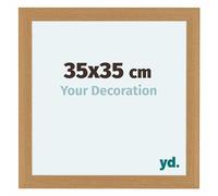 Your Decoration - Cadre 35x35 cm - Hêtre - Cadres Photo en MDF Avec Verre acrylique - Anti-Reflet - Cadre Hêtre - Como