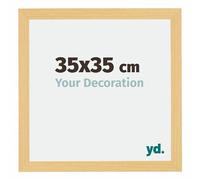 Your Decoration - 35x35 cm - Cadres Photo en MDF Avec Verre Plexiglas - Anti-Reflet - Excellente Qualité - Hêtre Décor - Cadre Decoration Murale - Mura, Hêtre Décor G