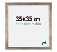 Your Decoration - Cadre 35x35 cm - Métal Vintage - Cadres Photo en MDF Avec Verre acrylique - Anti-Reflet - Cadre 35x35 - Mura
