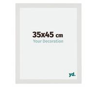 Your Decoration - 35x45 cm - Cadres Photo en MDF Avec Verre Plexiglas - Anti-Reflet - Excellente Qualité - Blanc Mat - Cadre Decoration Murale - Mura, Blanc Mat