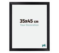 Your Decoration - 35x45 cm - Cadres Photo en MDF Avec Verre Plexiglas - Anti-Reflet - Excellente Qualité - Noir Mat - Cadre Decoration Murale - Mura, Noir Mat G