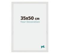 Your Decoration - Cadre 35x50 cm - Blanc Mat - Cadres Photo en MDF Avec Verre acrylique - Anti-Reflet - Cadre 35x50 - Mura