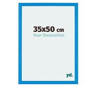 Your Decoration - 35x50 cm - Cadres Photo en MDF Avec Verre Plexiglas - Anti-Reflet - Excellente Qualité - Bleu Brillant - Cadre Decoration Murale - Mura, Bleu Brillant