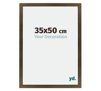 Your Decoration - 35x50 cm - Cadres Photo en MDF Avec Verre Plexiglas - Anti-Reflet - Excellente Qualité - Bronze Décor - Cadre Decoration Murale - Mura, Bronze Décor