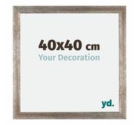 Your Decoration - Cadre 40x40 cm - Métal Vintage - Cadres Photo en MDF Avec Verre acrylique - Anti-Reflet - Cadre 40x40 - Mura