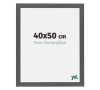 Your Decoration - 40x50 cm - Cadres Photo en MDF Avec Verre Plexiglas - Anti-Reflet - Excellente Qualité - Anthracite - Cadre Decoration Murale - Mura, Anthracite