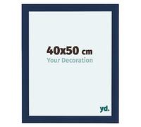 Your Decoration - Cadre 40x50 cm - Bleu Foncé Essuyé - Cadres Photo en MDF Avec Verre acrylique - Anti-Reflet - Cadre Bleu Foncé Essuyé - Como