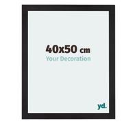 Your Decoration - Cadre 40x50 cm - Noir Grain de Bois - Cadres Photo en MDF Avec Verre acrylique - Anti-Reflet - Cadre 40x50 - Mura