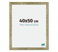 Your Decoration - Cadre 40x50 cm - Or Antique - Cadres Photo en MDF Avec Verre acrylique - Anti-Reflet - Cadre 40x50 - Mura