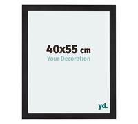Your Decoration - 40x55 cm - Cadres Photo en MDF Avec Verre Plexiglas - Anti-Reflet - Excellente Qualité - Noir Grain de Bois - Cadre Decoration Murale - Mura, Noir Grain de Bois