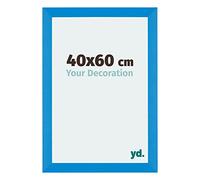 Your Decoration - Cadre 40x60 cm - Bleu Brillant - Cadres Photo en MDF Avec Verre acrylique - Anti-Reflet - Cadre 40x60 - Mura