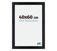 Your Decoration - Cadre 40x60 cm - Noir Mat - Cadres Photo en MDF Avec Verre acrylique - Anti-Reflet - Cadre 40x60 - Mura