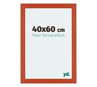 Your Decoration - Cadre 40x60 cm - Orange - Cadres Photo en MDF Avec Verre acrylique - Anti-Reflet - Cadre 40x60 - Mura