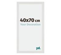 Your Decoration - 40x70 cm - Cadres Photo en MDF Avec Verre Plexiglas - Anti-Reflet - Excellente Qualité - Blanc Mat - Cadre Decoration Murale - Mura, Blanc Mat