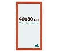 Your Decoration - Cadre 40x80 cm - Orange - Cadres Photo en MDF Avec Verre acrylique - Anti-Reflet - Cadre 40x80 - Mura