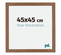 Your Decoration - 45x45 cm - Cadres Photo en MDF Avec Verre Plexiglas - Anti-Reflet - Excellente Qualité - Chêne Rustique - Cadre Decoration Murale - Mura, Chêne Rustique G