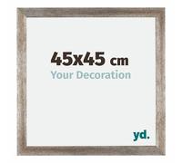 Your Decoration - Cadre 45x45 cm - Métal Vintage - Cadres Photo en MDF Avec Verre acrylique - Anti-Reflet - Cadre 45x45 - Mura