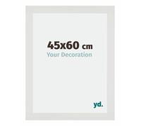 Your Decoration - 45x60 cm - Cadres Photo en MDF Avec Verre Plexiglas - Anti-Reflet - Excellente Qualité - Blanc Mat - Cadre Decoration Murale - Mura, Blanc Mat