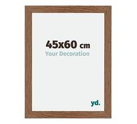 Your Decoration - 45x60 cm - Cadres Photo en MDF Avec Verre Plexiglas - Anti-Reflet - Excellente Qualité - Chêne Rustique - Cadre Decoration Murale - Mura, Chêne Rustique G