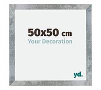 Your Decoration - Cadre 50x50 cm - Fer Patiné - Cadres Photo en MDF Avec Verre acrylique - Anti-Reflet - Cadre 50x50 - Mura
